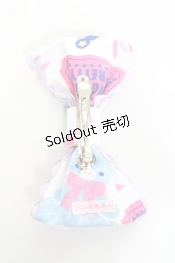 画像2: Angelic Pretty / Girly Stickerバレッタ  白 Y-26-02-19-003-AP-AC-SZ-ZY (2)