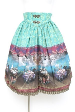 画像: ALICE and the PIRATES / 運命のアルカナと星が導く FORTUNE TELLER柄スカート  アーエール Y-26-02-19-204-PA-SK-SZ-ZY