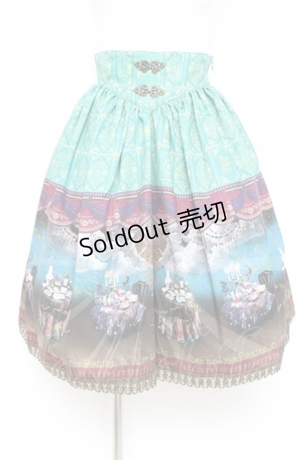 画像1: ALICE and the PIRATES / 運命のアルカナと星が導く FORTUNE TELLER柄スカート  アーエール Y-26-02-19-204-PA-SK-SZ-ZY (1)