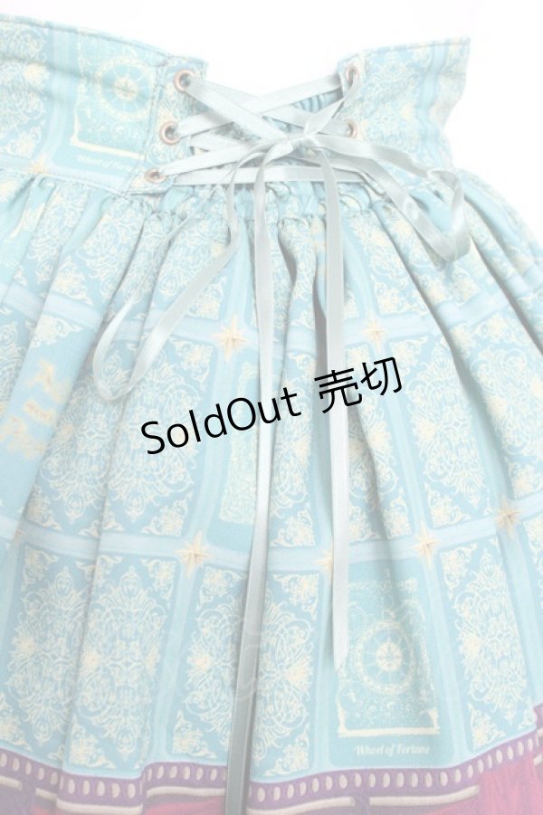 画像3: ALICE and the PIRATES / 運命のアルカナと星が導く FORTUNE TELLER柄スカート  アーエール Y-26-02-19-204-PA-SK-SZ-ZY (3)