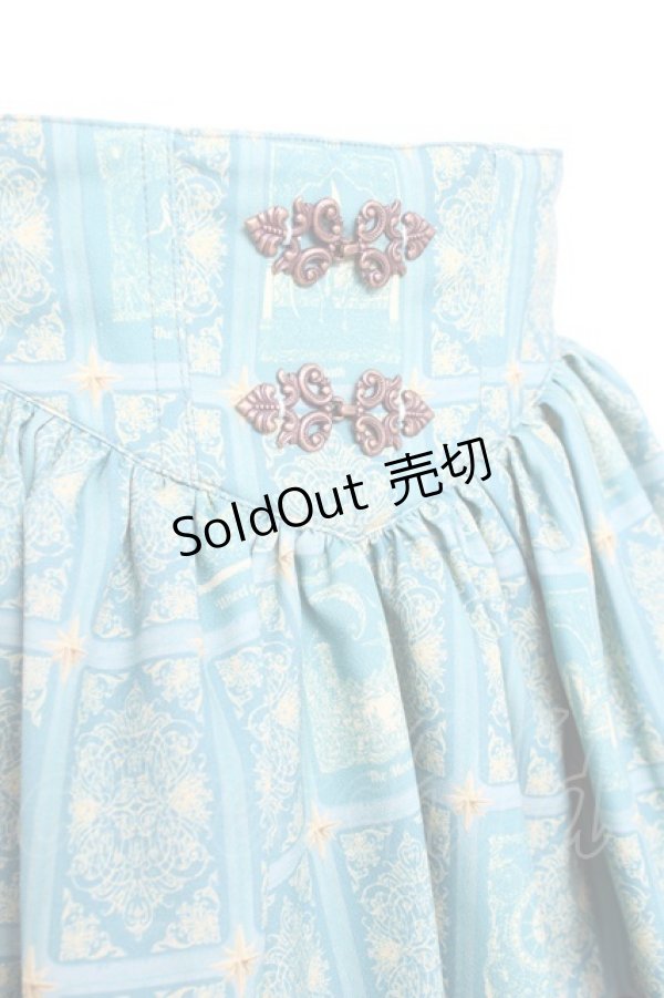 画像4: ALICE and the PIRATES / 運命のアルカナと星が導く FORTUNE TELLER柄スカート  アーエール Y-26-02-19-204-PA-SK-SZ-ZY (4)