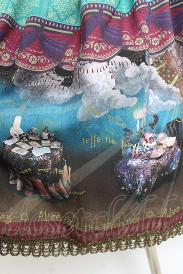 画像5: ALICE and the PIRATES / 運命のアルカナと星が導く FORTUNE TELLER柄スカート  アーエール Y-26-02-19-204-PA-SK-SZ-ZY (5)