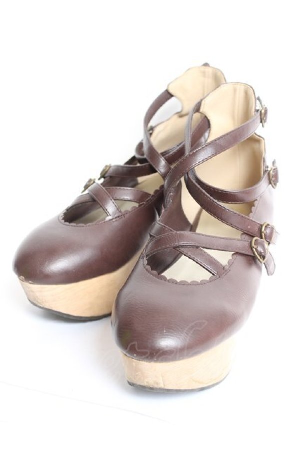 画像1: BABY, THE STARS SHINE BRIGHT / BABYヴィクトワールシューズ M ブラウン Y-26-02-19-020-BA-SH-SZ-ZY (1)