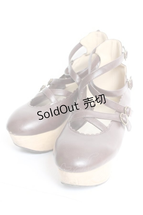 画像1: BABY, THE STARS SHINE BRIGHT / BABYヴィクトワールシューズ M ブラウン Y-26-02-19-020-BA-SH-SZ-ZY (1)