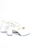 画像4: DearMyLoveRose / スクエアトゥ2wayストラップパンプス 23 ホワイト Y-26-02-19-021-EL-SH-SZ-ZY (4)
