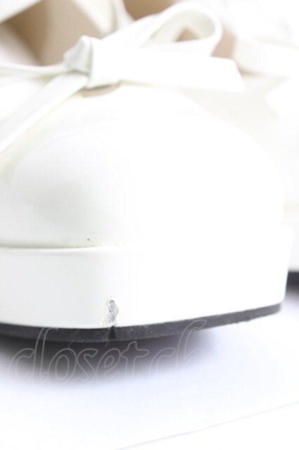 画像6: DearMyLoveRose / スクエアトゥ2wayストラップパンプス 23 ホワイト Y-26-02-19-021-EL-SH-SZ-ZY (6)