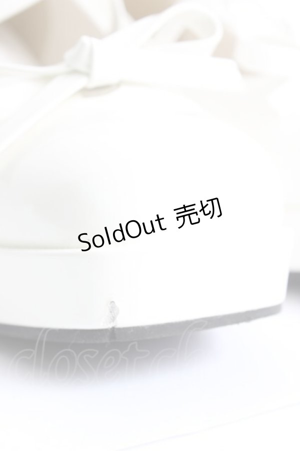 画像6: DearMyLoveRose / スクエアトゥ2wayストラップパンプス 23 ホワイト Y-26-02-19-021-EL-SH-SZ-ZY (6)