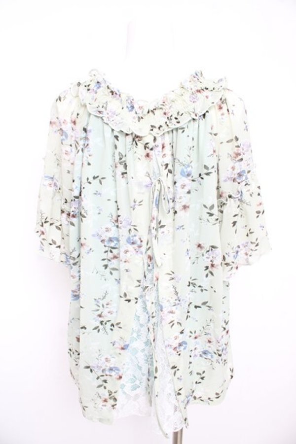 画像2: axes femme / バックシャンエスパンディプルオーバー F ミント Y-26-02-21-042-AX-TO-SZ-ZY (2)