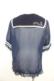 画像2: axes femme kawaii / 2WAYセーラーブラウス M 紺 Y-26-02-21-043-AX-BL-SZ-ZY (2)