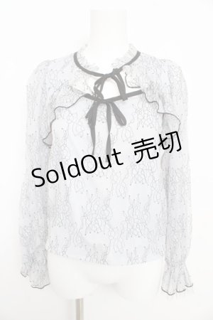 画像: Bubbles / ダブルリボンレースアンサンブル F サックス Y-26-02-21-047-CA-TO-SZ-ZY