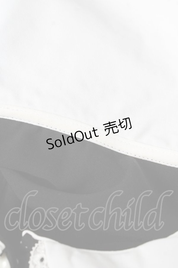 画像3: Dear My Love / 刺繍レースフリルセーラーブラウス M 黒 Y-26-02-21-050-EL-BL-SZ-ZY (3)