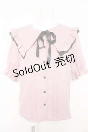 画像: MA*RS / セーラー三角襟ブラウス  ピンク Y-26-02-21-005-EL-BL-SZ-ZY