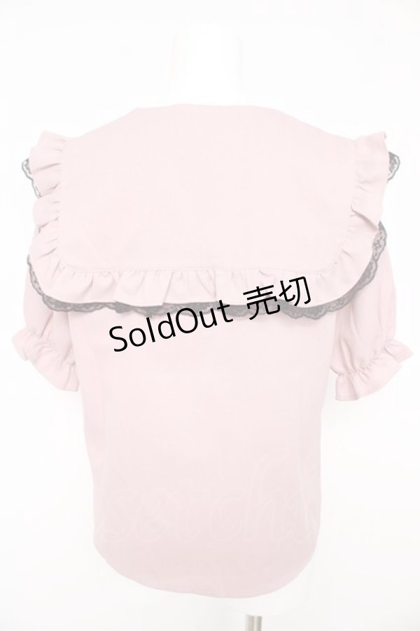 画像2: MA*RS / セーラー三角襟ブラウス  ピンク Y-26-02-21-005-EL-BL-SZ-ZY (2)