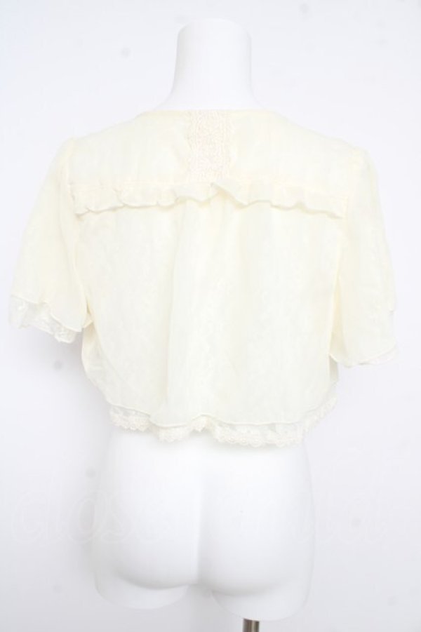 画像2: axes femme / レースボレロ M 生成り Y-26-02-21-059-AX-TO-SZ-ZY (2)