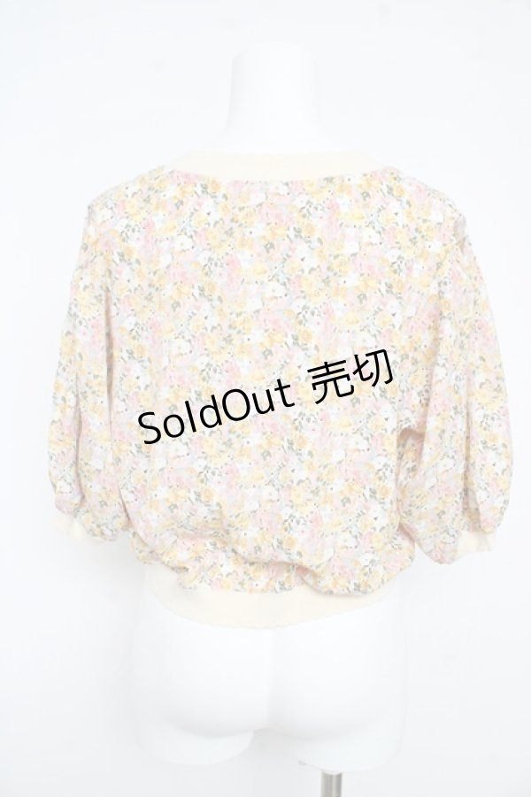 画像2: Fi.n.t / アートフラワー柄カーディガン F イエロー Y-26-02-21-062-CA-TO-SZ-ZS (2)