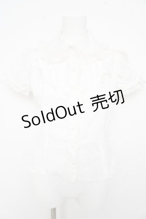 画像: Angelic Pretty / ラウンド切り替えエンジェルブラウス  白 Y-26-02-21-006-AP-BL-SZ-ZY