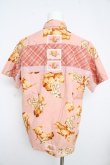 画像2: PINK HOUSE / テディベア100周年記念プリント半袖シャツ  ピンク Y-26-02-21-080-LO-BL-SZ-ZY (2)