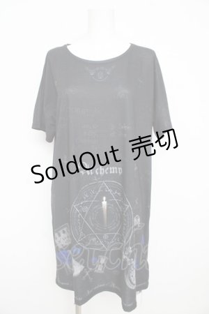 画像: Moi-meme-Moitie / アルケミーAラインワンピース F 黒×青 Y-26-02-21-084-MO-TO-SZ-ZY