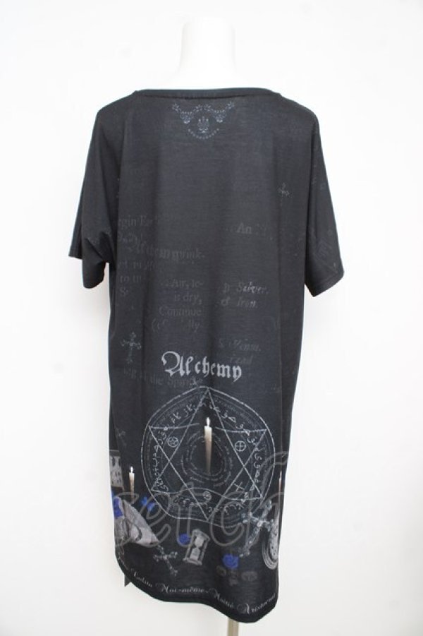 画像2: Moi-meme-Moitie / アルケミーAラインワンピース F 黒×青 Y-26-02-21-084-MO-TO-SZ-ZY (2)