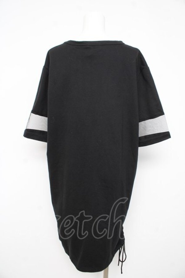 画像2: NieR Clothing / 編み上げワンピース F 黒 Y-26-02-21-092-PU-OP-SZ-ZY (2)