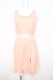 画像1: axes femme / バックバラスリットドレス M 淡ピンク Y-26-02-21-098-AX-OP-SZ-ZY (1)