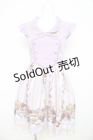 画像: axes femme kawaii / シュガリータイムノースリOP M ラベンダー Y-26-02-21-125-AX-OP-SZ-ZI