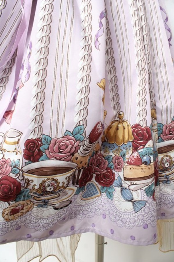 画像3: axes femme kawaii / シュガリータイムノースリOP M ラベンダー Y-26-02-21-125-AX-OP-SZ-ZY (3)