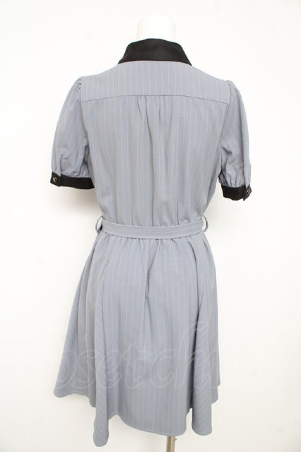 画像2: Secret Honey / ラッフルフリル半袖シャツワンピース 2 グレー Y-26-02-21-132-CA-OP-SZ-ZY (2)