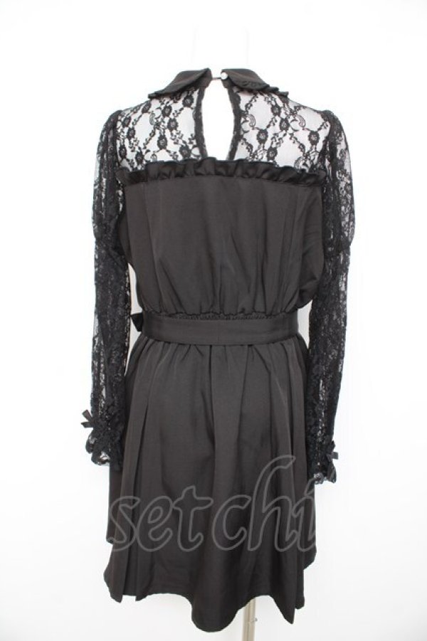 画像2: DearMyLove / レースドッキングビスチェワンピ M 黒 Y-26-02-21-134-EL-OP-SZ-ZY (2)
