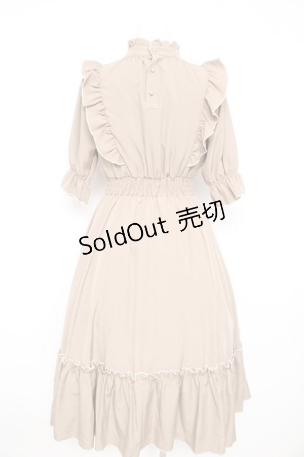 画像2: m petit by misako / NINA'SコラボAMハイショクメローワンピース S 中茶 Y-26-02-21-136-LO-OP-SZ-ZI (2)