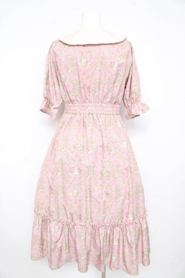 画像2: m petit by misako / NINA’Sコラボトワルドジュイワンピース S 中桃 Y-26-02-21-138-LO-OP-SZ-ZY (2)