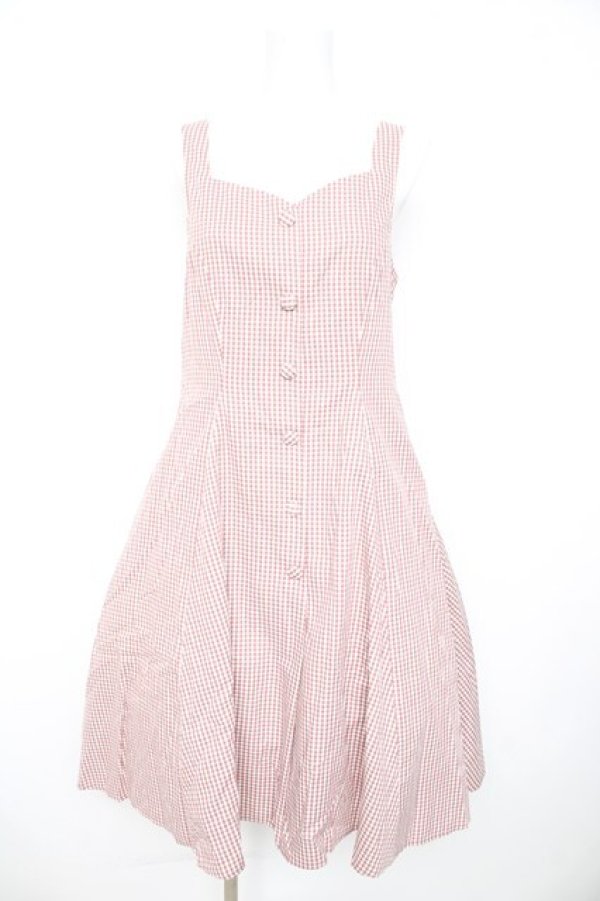 画像1: F i.n.t / バックリボンフレアージャンスカ F ピンク Y-26-02-21-140-CA-OP-SZ-ZY (1)