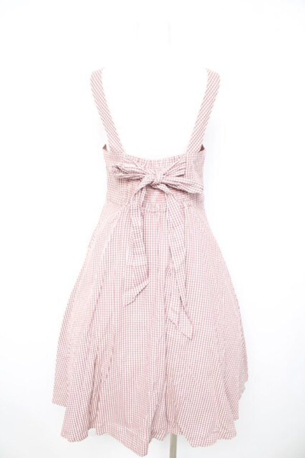 画像2: F i.n.t / バックリボンフレアージャンスカ F ピンク Y-26-02-21-140-CA-OP-SZ-ZY (2)