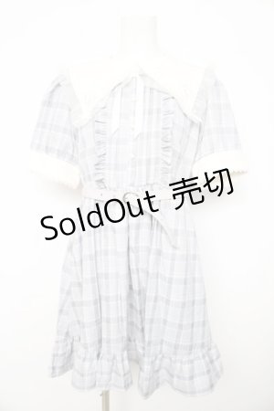 画像: DearMyLove / シナモロールコラボ シナモロール学園ワンピース L サックス Y-26-02-21-142-EL-OP-SZ-ZY