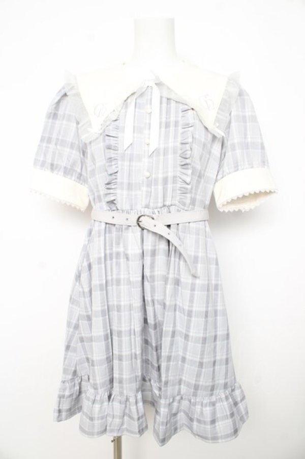 画像1: DearMyLove / シナモロールコラボ シナモロール学園ワンピース L サックス Y-26-02-21-142-EL-OP-SZ-ZY (1)