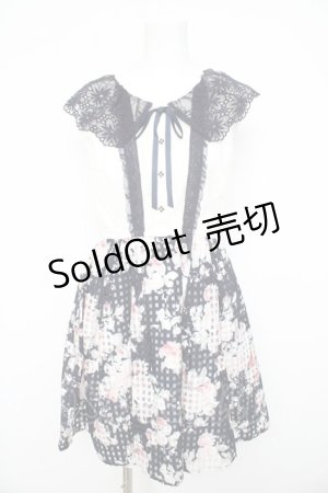 画像: LIZ LISA / シースルーギンガムノースリーブワンピース 0 紺 Y-26-02-21-152-LO-OP-SZ-ZY