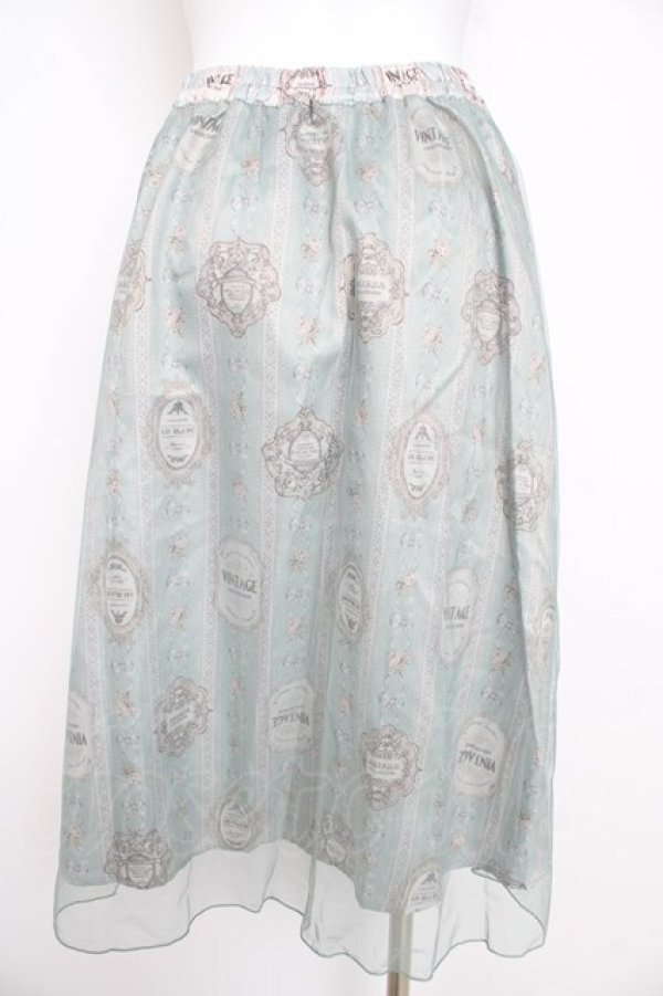 画像2: axes femme / ヴィンテージスカート  ミント Y-26-02-21-165-AX-SK-SZ-ZY (2)