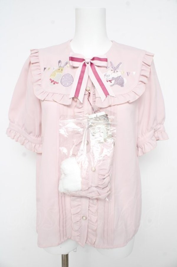 画像1: Amavel / Fantasy Easter Partyブラウス F ピンク Y-26-02-21-015-CA-BL-SZ-ZY (1)