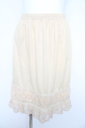 画像: axes femme / ペチスカート M 生成り Y-26-02-21-183-AX-SK-SZ-ZY