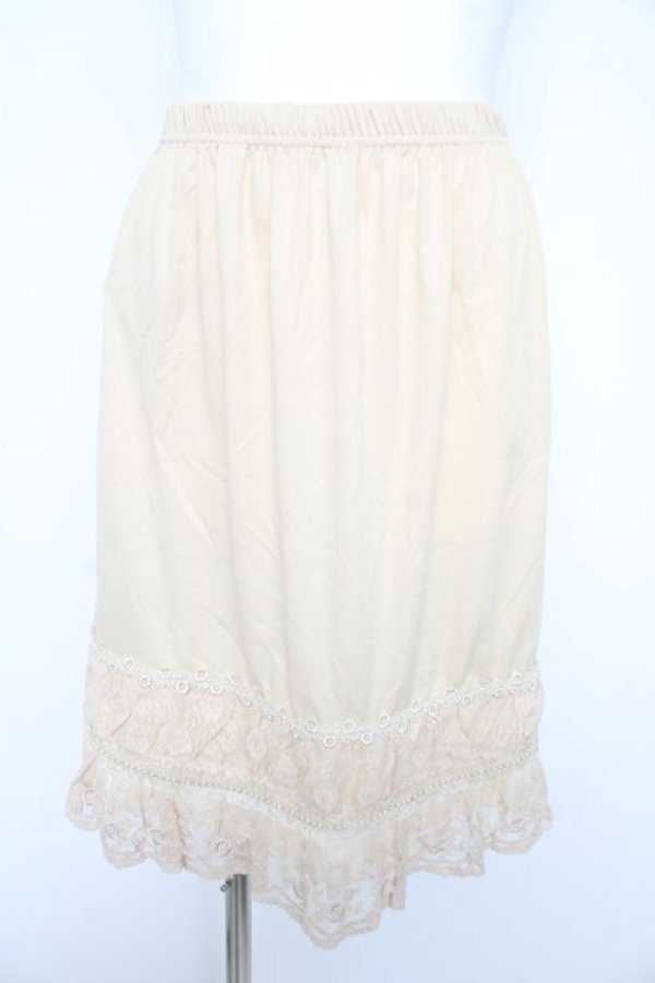 画像1: axes femme / ペチスカート M 生成り Y-26-02-21-183-AX-SK-SZ-ZY (1)