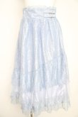 画像1: axes femme / ボリュームフリルレーススカート  サックス Y-26-02-21-184-AX-SK-SZ-ZY (1)