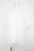 画像1: axes femme / レース重ね袖チュールプルオーバー  白 Y-26-02-21-024-AX-TO-SZ-ZY (1)