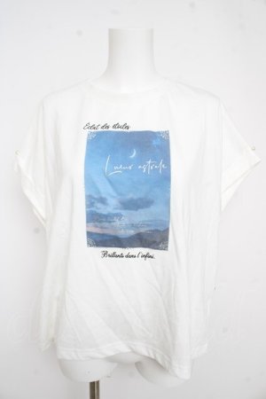 画像: axes femme / プリントTシャツ  白 Y-26-02-21-025-AX-TO-SZ-ZY