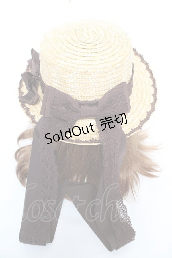 画像1: BABY, THE STARS SHINE BRIGHT / ドロシー麦わらハット  ブラウン Y-26-02-21-004-BA-AC-SZ-ZY (1)