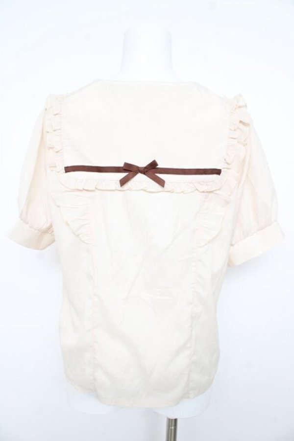 画像2: axes femme POETIQUE / ヒマワリブーケ刺繍ブラウス  生成り Y-26-02-21-037-AX-BL-SZ-ZY (2)