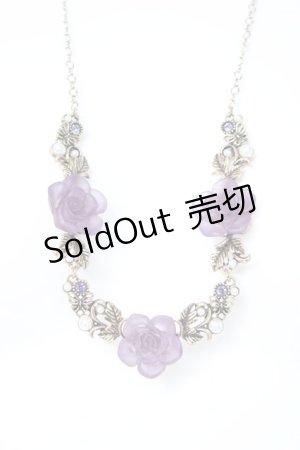 画像: axes femme / ホマイカローズネックレス  パープル Y-26-02-23-001-AX-AC-SZ-ZY