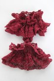 画像2: axes femme kawaii / レーシーお袖留め  ワイン Y-26-02-23-003-AX-ZA-SZ-ZY (2)