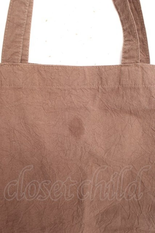 画像3: Q-pot. / ビターチョコレート ワッシャー トート  ビターチョコレート Y-26-02-23-030-QP-BG-SZ-ZY (3)