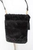 画像3: m petit by misako / NINA'S ファーショルダーバッグ  黒 Y-26-02-23-031-LO-BG-SZ-ZY (3)