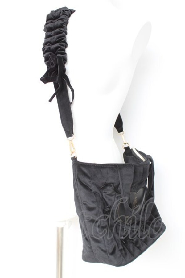 画像2: ｍ petit by misako /  NINA’Sコラボ2wayバック  黒 Y-26-02-23-034-LO-BG-SZ-ZY (2)